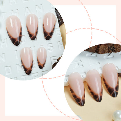 Stylish Acrylic French Tip Press-On Nail Set Acalora