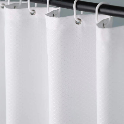 Textured Waterproof Shower Curtain