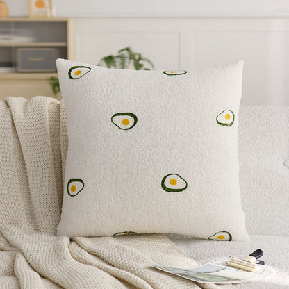 Decorative Strawberry Pattern Throw Pillow