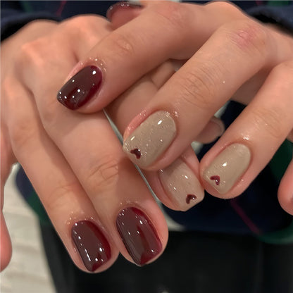 Artistic Press-On Nail Set with Premium Embellishments Acalora