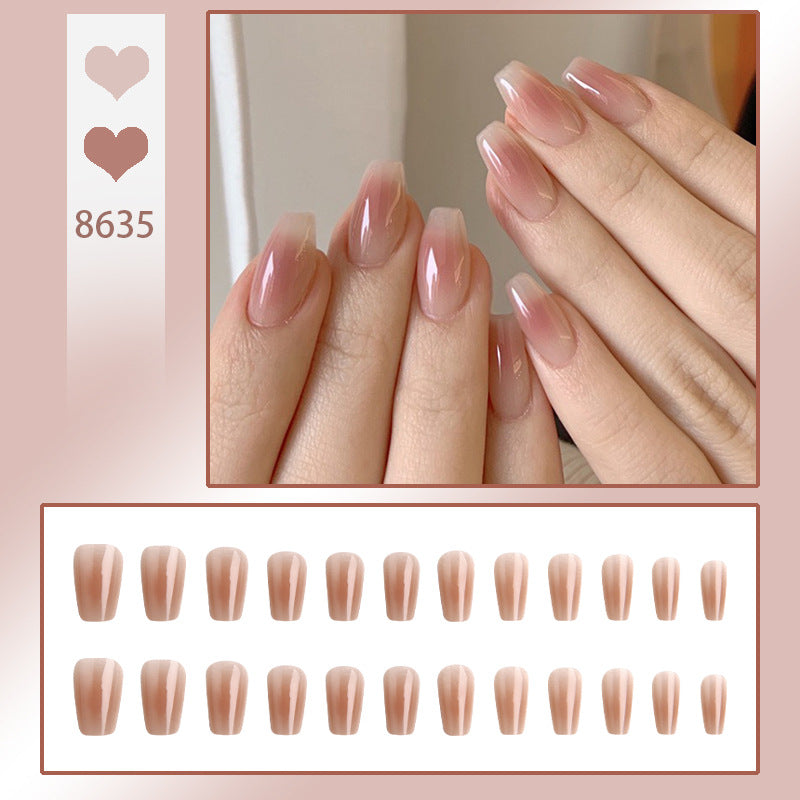 Artificial nails with natural finish Acalora