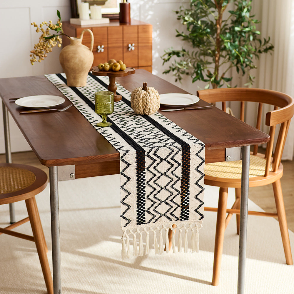 Elegant Handwoven Table Runner