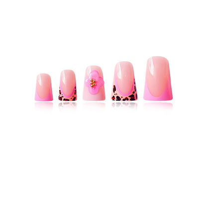 Floral Design Press-On Nail Set Acalora