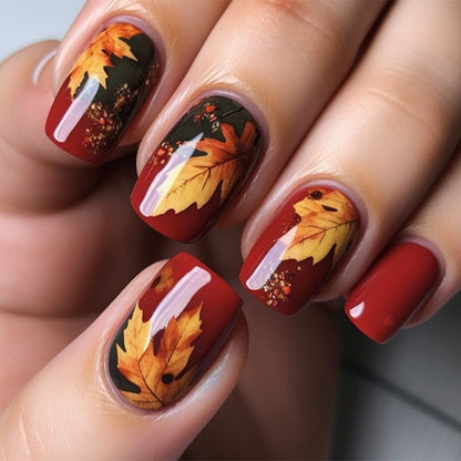 Artificial nails in elegant French tip design Acalora
