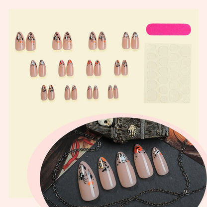 Artistic Themed Press-On Nail Design Acalora
