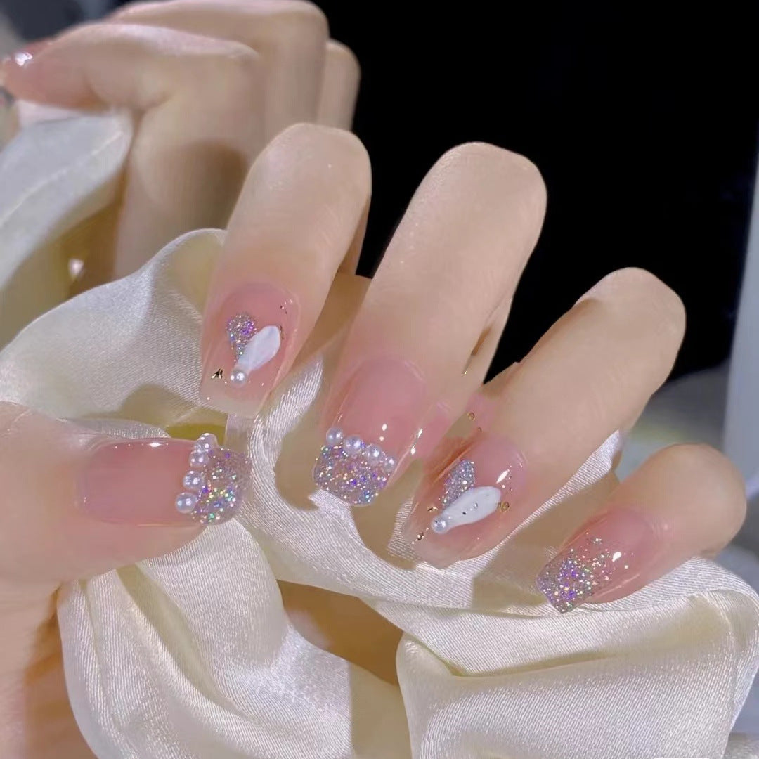 Festive Holiday Themed Press-On Nail Art Acalora