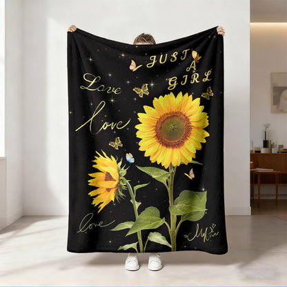Women's Cozy Fleece Throw Blanket