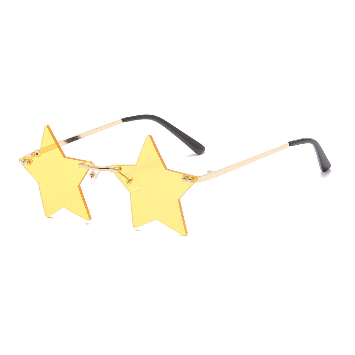 Women striking sunglasses with star-shaped frame and gradient lenses Bowlift
