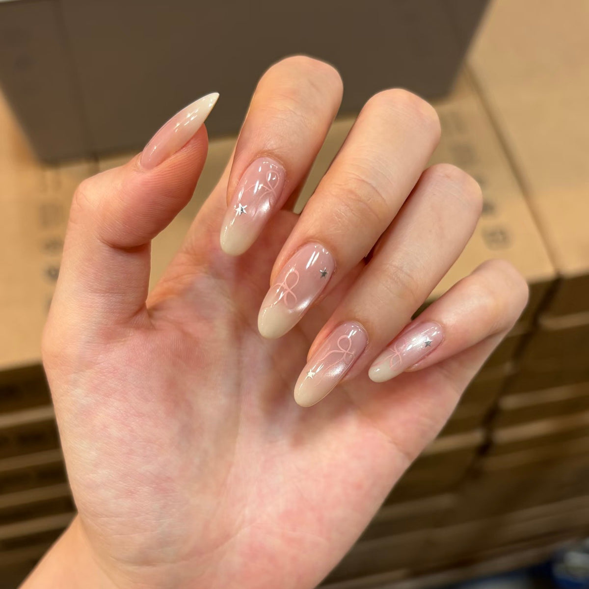 Themed Press-On Nail Art Set with Hello Kitty Designs Acalora
