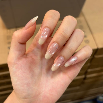 Themed Press-On Nail Art Set with Hello Kitty Designs Acalora