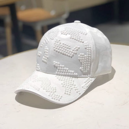 Women's Embellished Sequin Baseball Cap Bowlift
