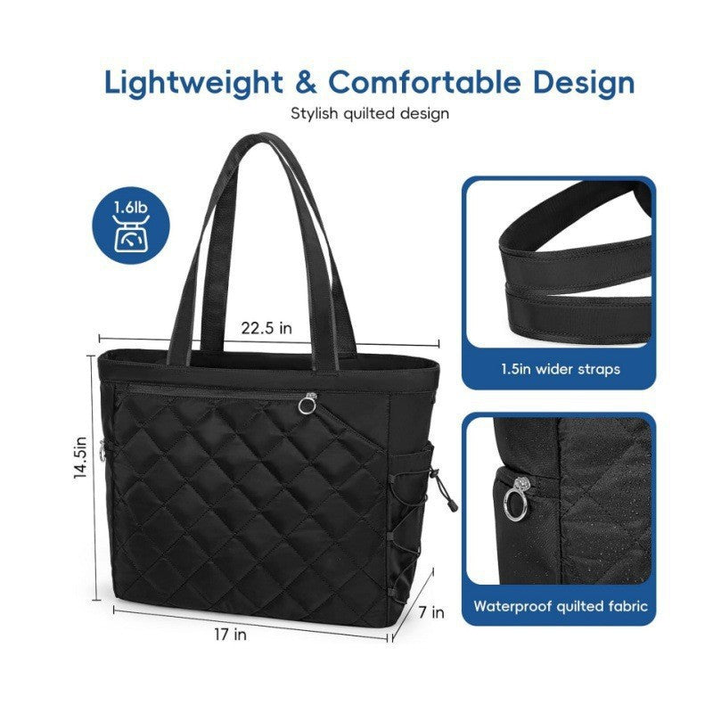 Quilted Tennis Gear Tote Bag Acalora
