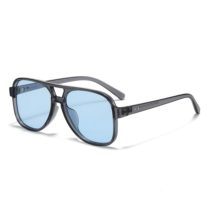 Men's Oversized Transparent Square Glasses Bowlift