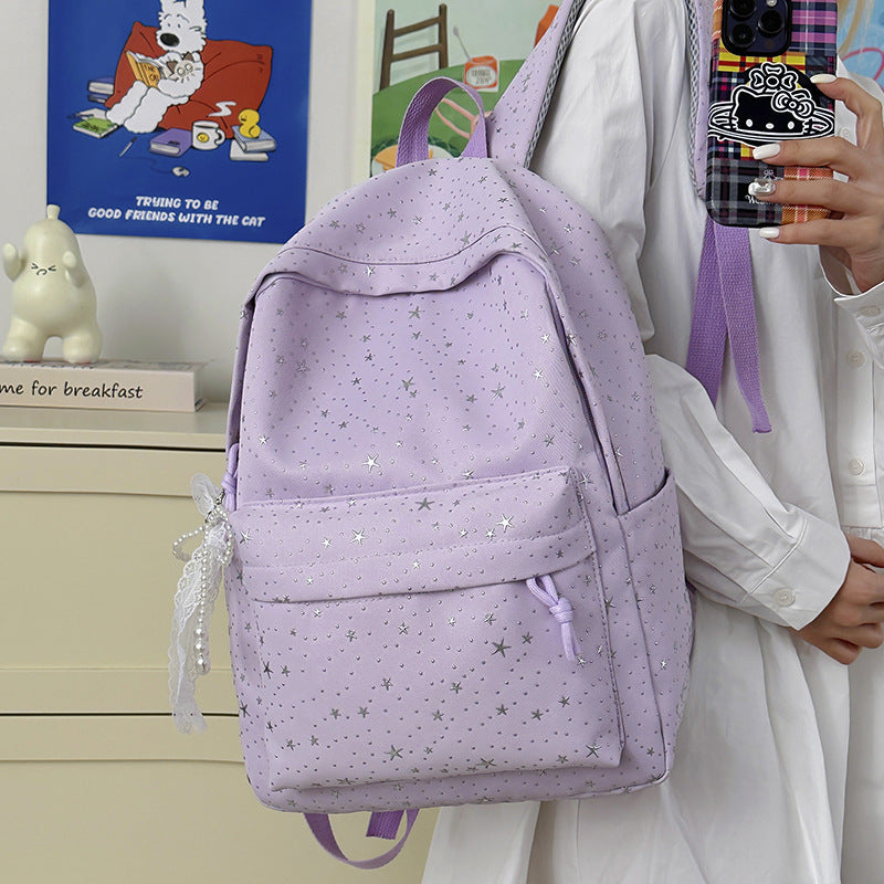 Girls Decorative Star Pattern Acalora