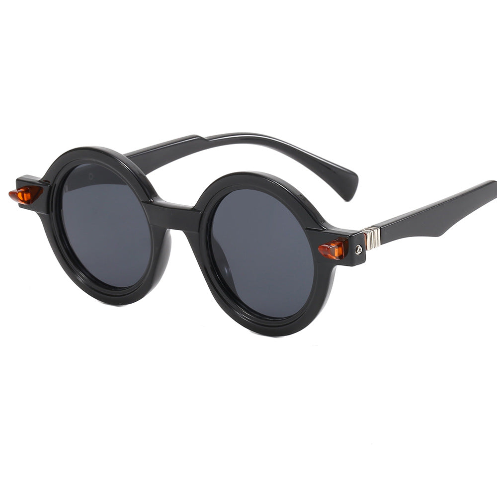 Women's fashionable round glasses with luxurious design Karnz