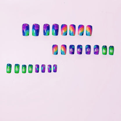 Celestial Space-Inspired Nail Art Acalora
