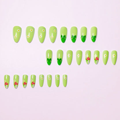 Whimsical Nature-Themed Nail Art Acalora