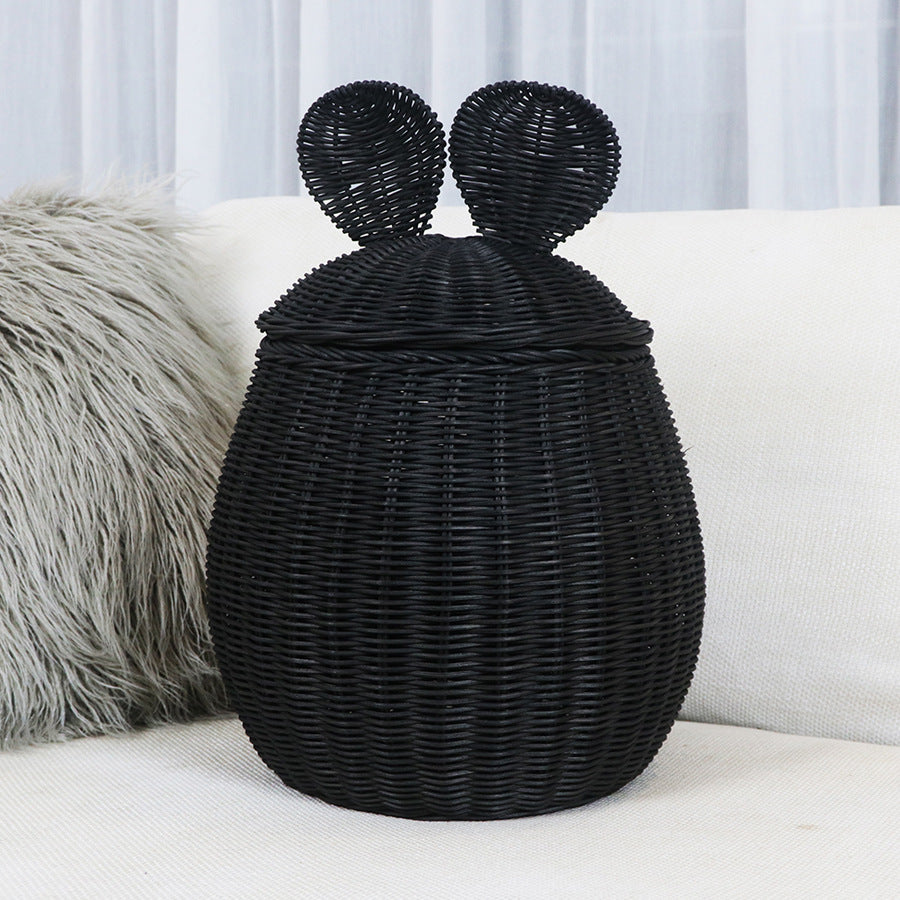 Playful Woven Storage Container Acalora