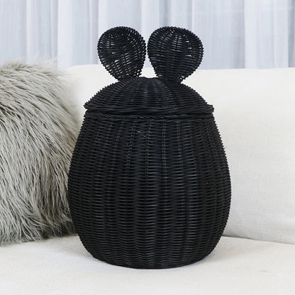 Playful Woven Storage Container Acalora