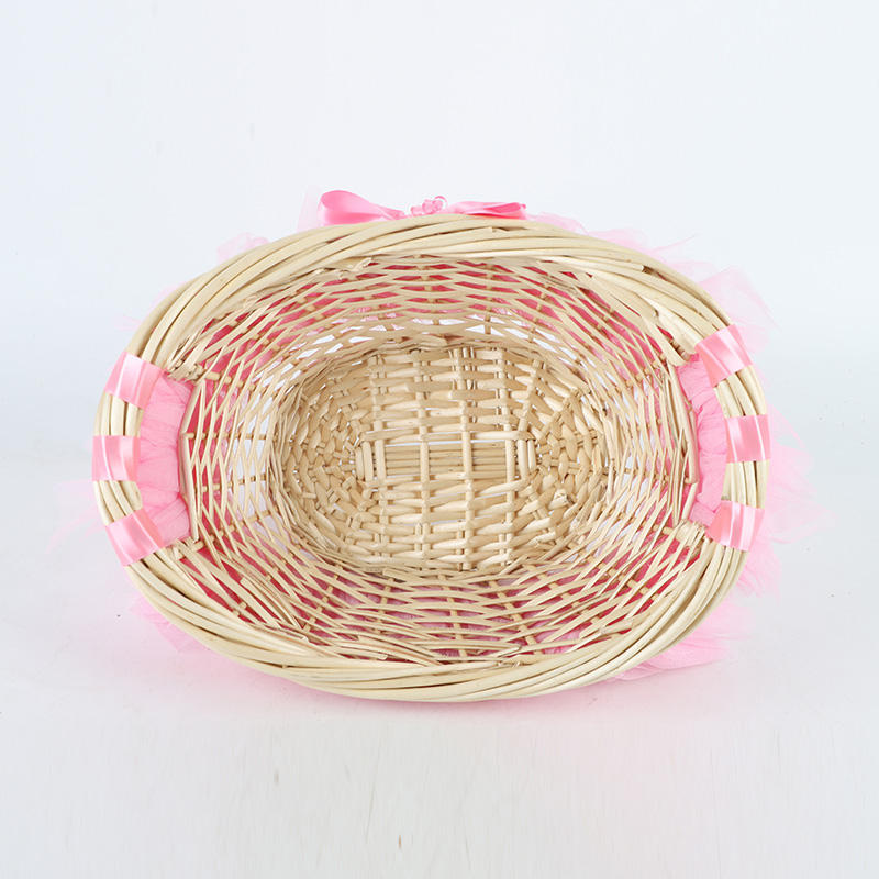 Decorative basket with ruffle detail Acalora