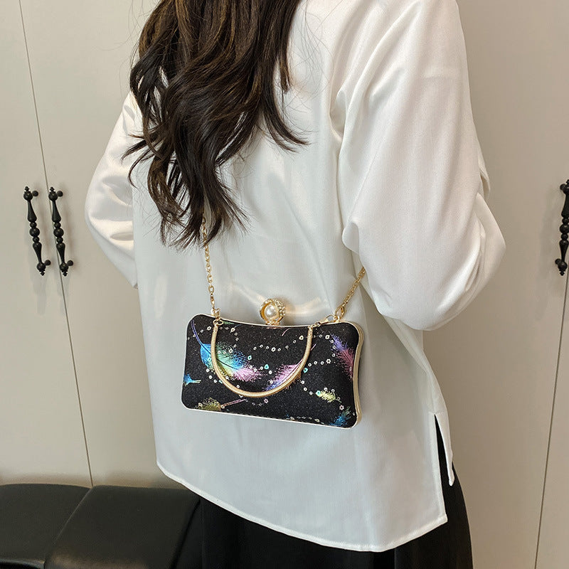 Glittery Evening Clutch Bag Acalora