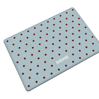 Fun Dot-Patterned Non-Slip Bathroom Mat