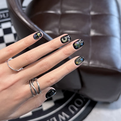 Galaxy-Themed Nail Art Set Acalora