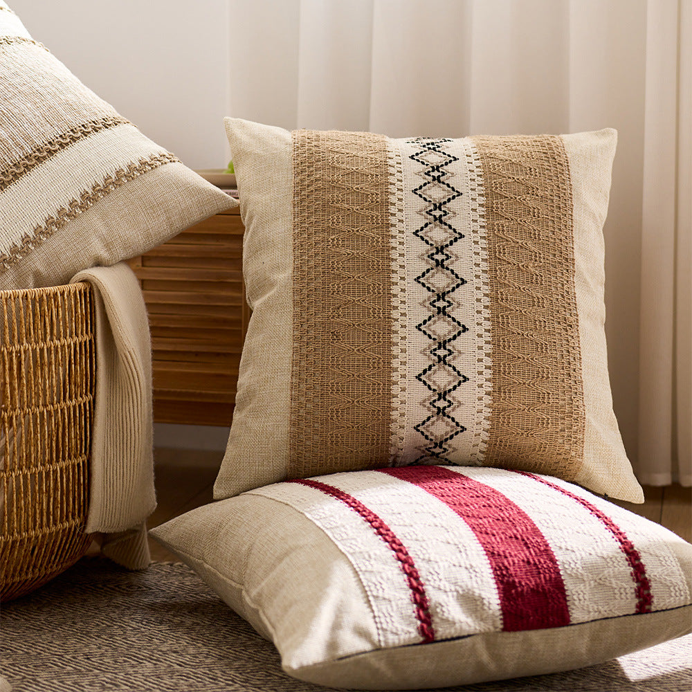 Decorative Textured Throw Pillow