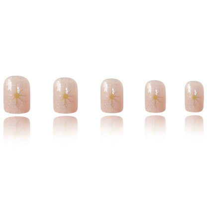 Sparkling Star Nail Art Acalora