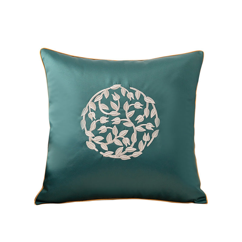 Decorative Embroidered Throw Pillow