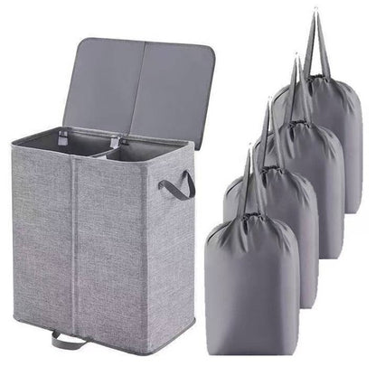 Laundry container with separating compartments Acalora