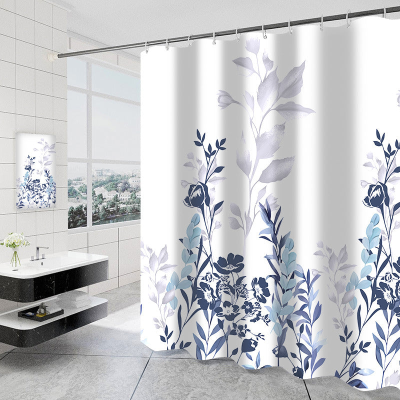 Floral Design Shower Curtain