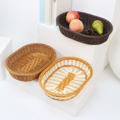 Oval Woven Fruit Storage Acalora