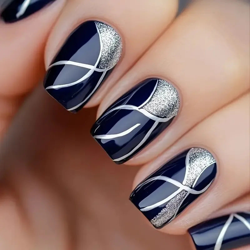 Halloween Nail Art Set with Creative Designs and Sparkling Details Acalora