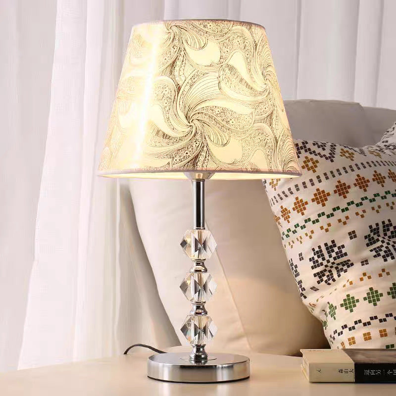 Floral Design Accent Table Lamp