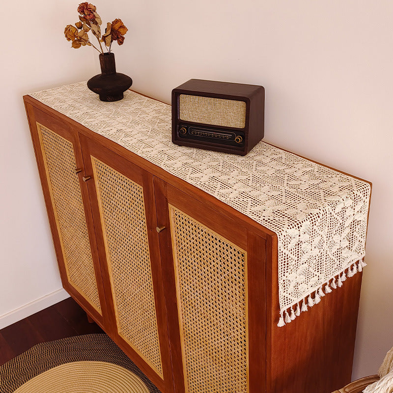 Elegant Crochet Lace Table Runner