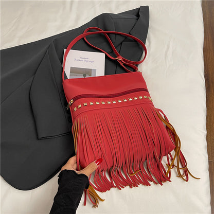 Stylish Fringe Crossbody Bag Acalora