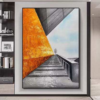 Abstract Textured Canvas Art Print