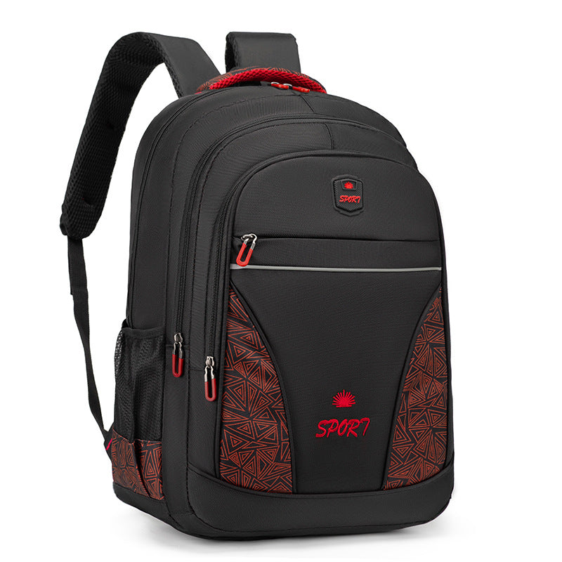 Stylish Geometric Print Backpack Acalora