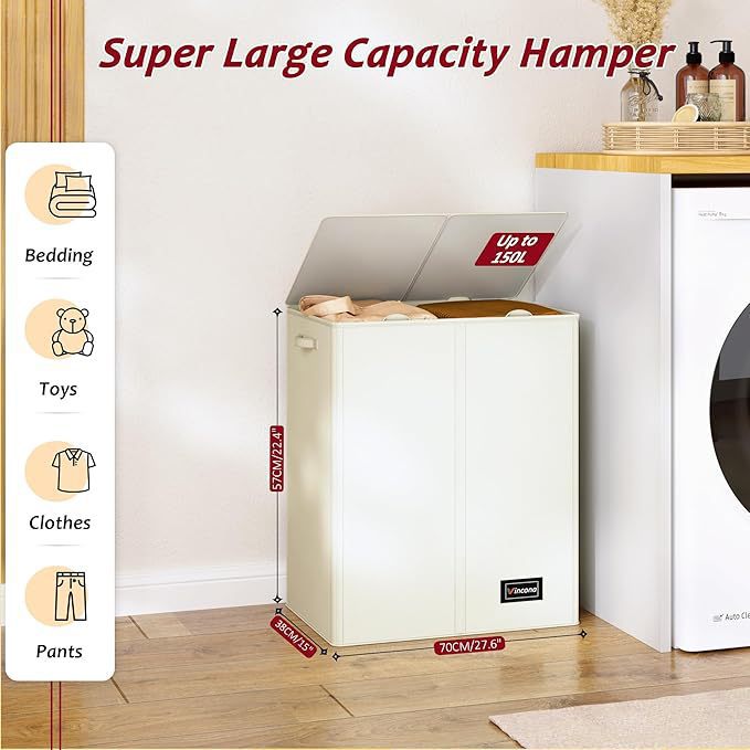 Large storage chest with lid and interior compartments Acalora