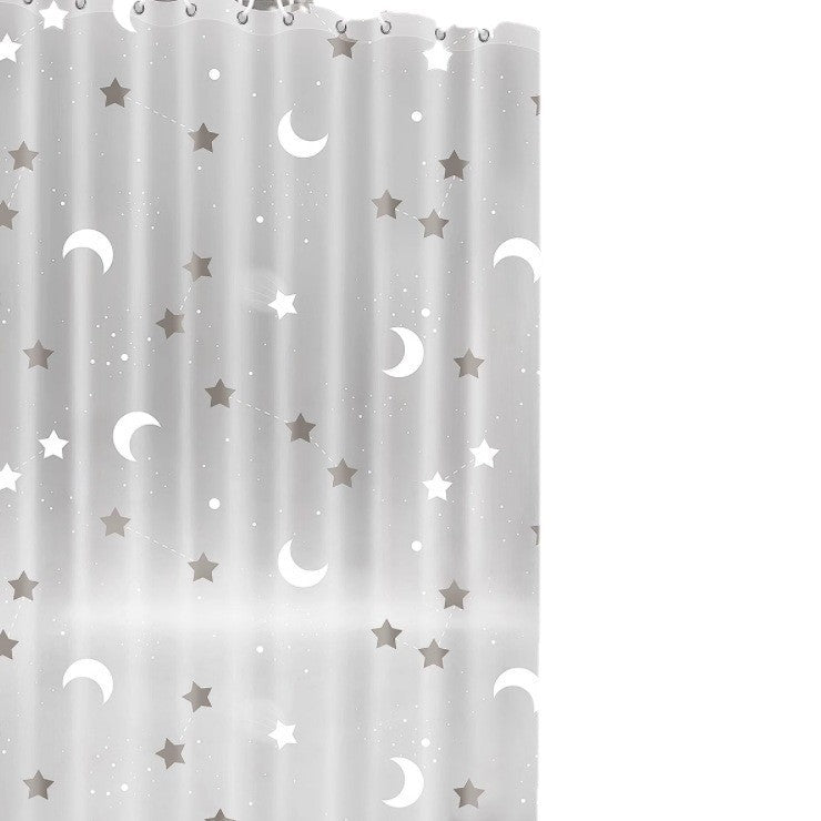 Sheer Textured Shower Curtain