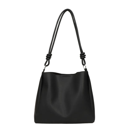 Minimalist Faux Leather Hobo Bag Acalora