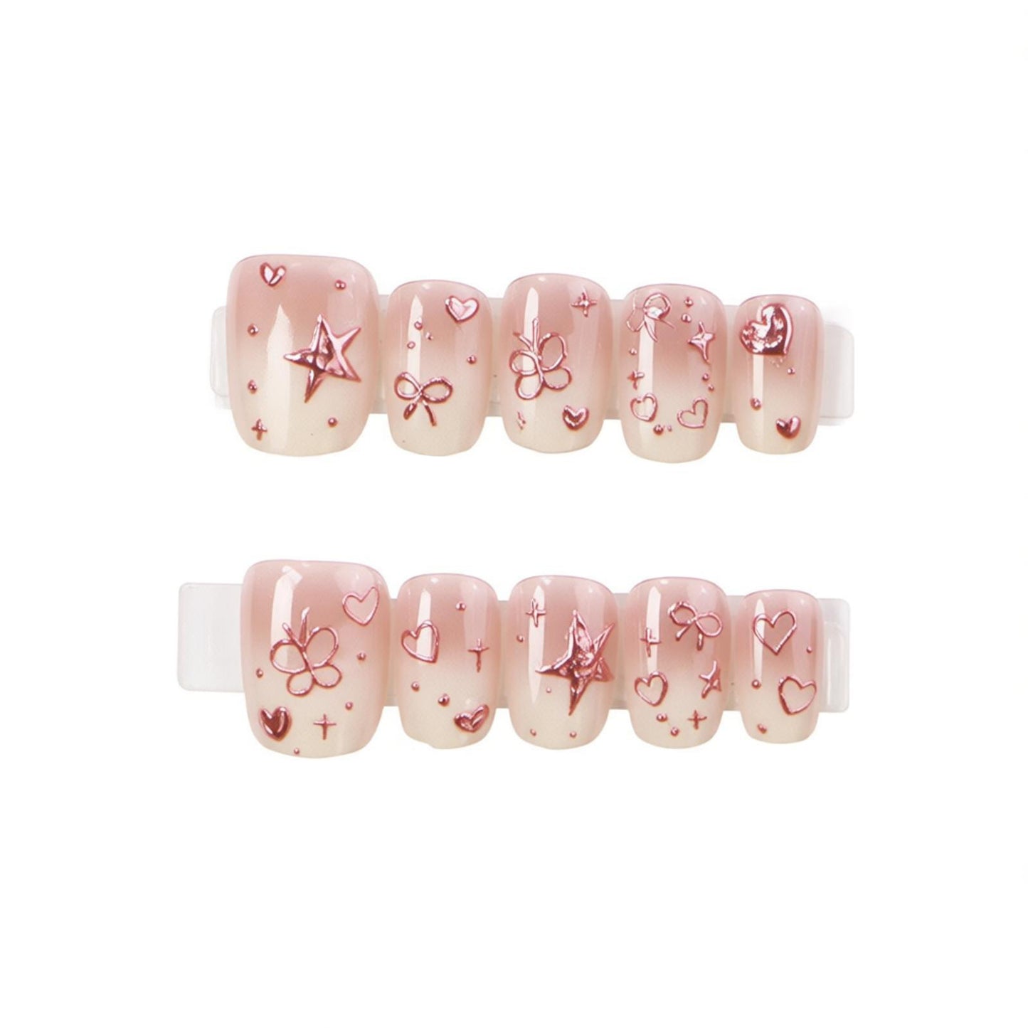 Thematic Press-On Nail Art Set Acalora