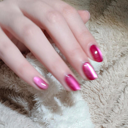 Gradient Glossy Press-On Nail Set Acalora