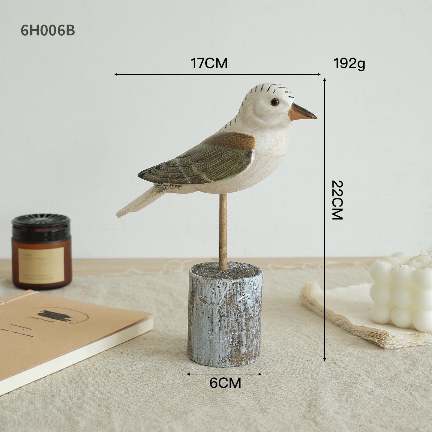 Charming Bird Sculpture Accent