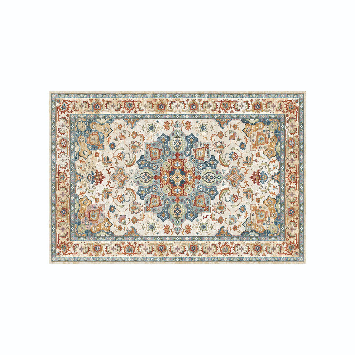 Elegant Vintage-Inspired Bath Mat Acalora
