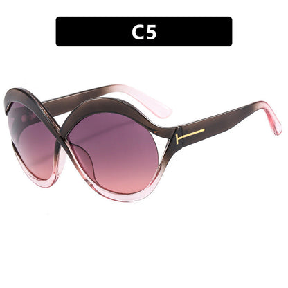 Ladies extravagant shaped sunglasses Bowlift