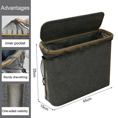 Versatile laundry separation box with removable lid and inner compartment Acalora