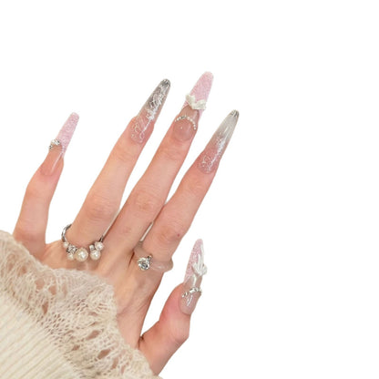 Elegant Stiletto Nail Art Extensions Acalora