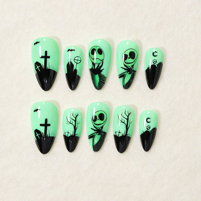 Glow-in-the-Dark Nail Art Acalora